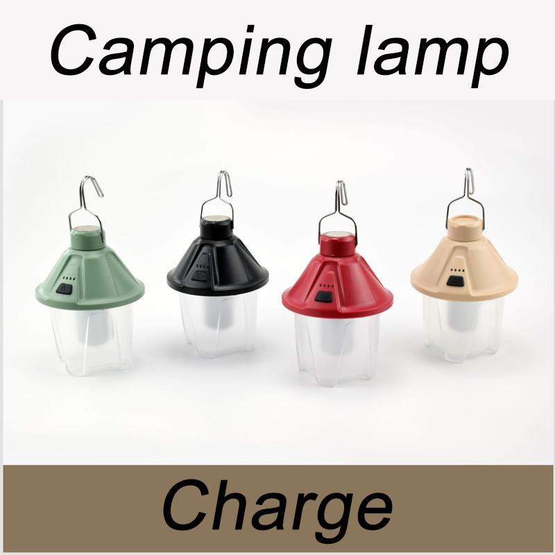 Pine Cone LED Lamp Rechargeable Durable Waterproof Camping Lamp Retro Atmosphere Tent Hanging Lamp Outdoor Camping Hiking Hurricane Emergency Lights