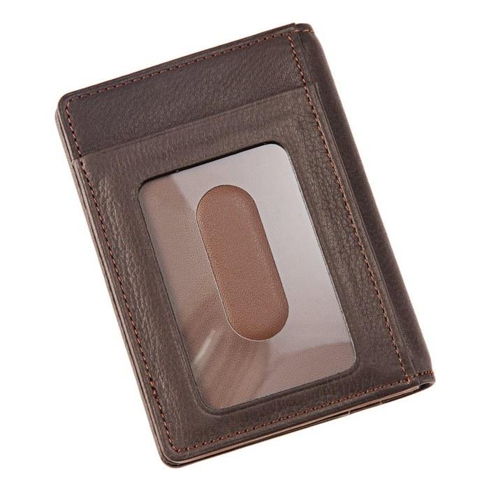 [Kipris] Pass Case (Bi-fold, 2-sided) Silky Kip 1730 (Choco) Chocolate