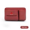 Cxumpj1 Car Logo Seat Slot Leather Storage Tissue Box Holder Auto Decorative Accessories For Mitsubishi Outlander Lancer Cross Colt