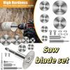 Long Shank Steel Saw Blades Short Shank HSS Saw Blade Rotary Tool Cutting Discs  Power Tool Use