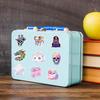 50 Cute Cartoon Holographic Stickers Mobile Phone Water Cup Computer Decoration Stickers Waterproof Creative Children's Stationery Stickers