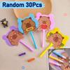 2Pcs Cartoon Capybara Pens Ballpoint Pen Plastic Fan Pen for Party Favor Classroom School Stationery Pen Supplies