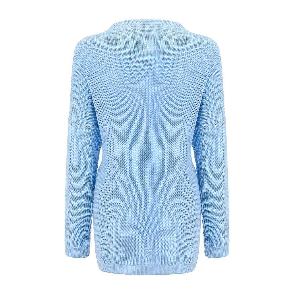 2026 Winter Women's Knitwear: Loose Batwing Sleeve Plus Size Sweater Coat