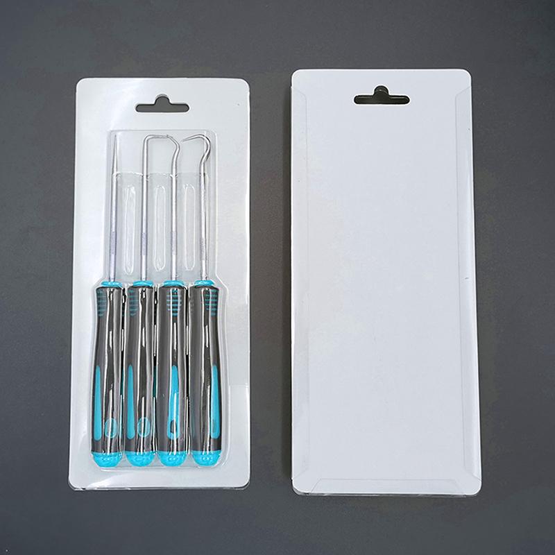 

4 шт./набор герметизирующих ремонтных приспособлений для автомобильных сальников, набор отверток для снятия уплотнительных колец, съемник, крючки, инструменты синий