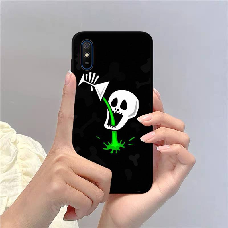 Yinuoda Lustige Schädel Währung Handyhülle Für Redmi 9A 8A 7A 7 6A 5A 5 Plus 4X S2 GO K20 K30 6 Note 8 9 Pro Hülle