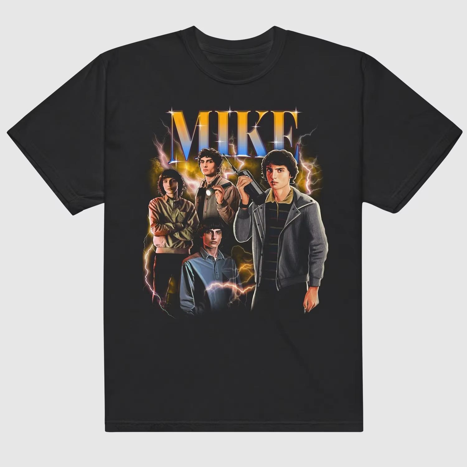 

Mike TV Show Graphic Print Unisexs and Womens Loose Short Sleeved Tshirts for Casual Wear Luxurious S