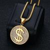 2026 Jewelry Fashion Trend Inlaid Zircon USD Pendant Necklace Men's Jewelry Accessories