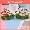Cute Spotted Turtle Plush Keychain Fluffy Toy Adorable Bag Accessory