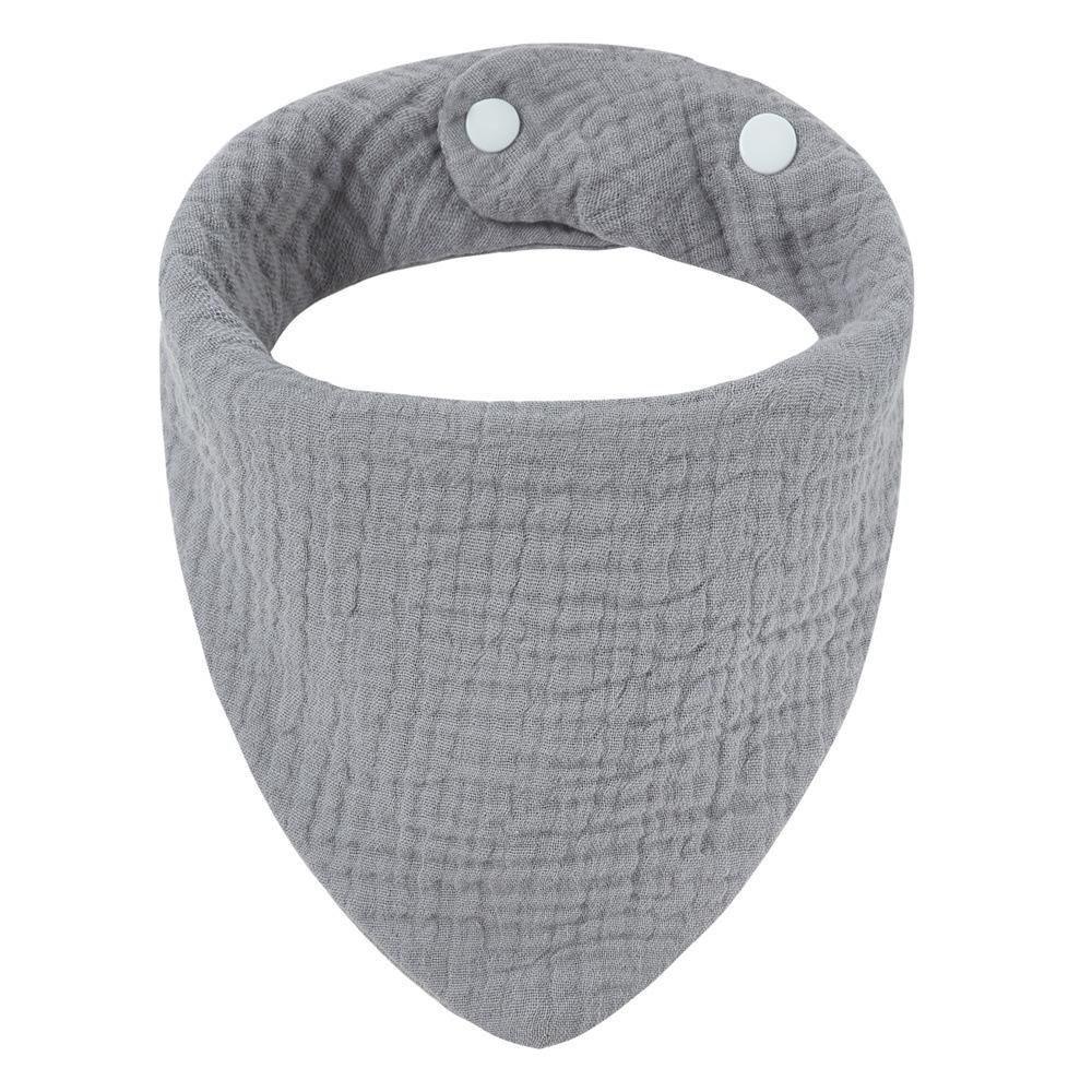 Muslin Baby Infant Cotton Bib Solid Color Scarf Feeding Saliva Towel Bandana Burp Cloth Boy Girl Babies Accessories Newborn
