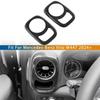 Car Accessories For Mercedes-Benz Vito W447 2024 2025 Carbon Fiber Printed Interior Front Side Air Vent Outlet Cover Trim 2pcs