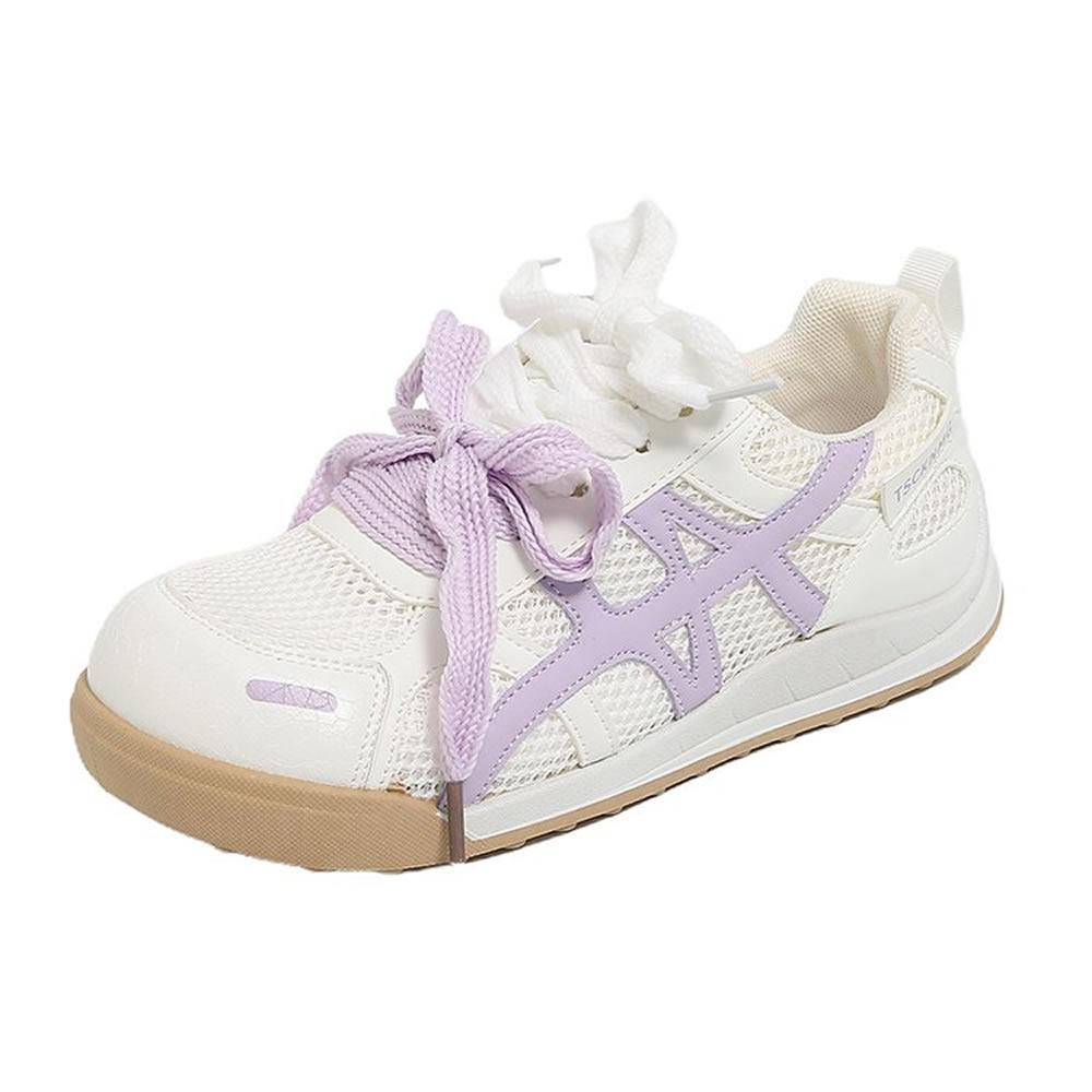 2025 Women's Shoes Casual Platform Shoes Women's Round Toe Lace-Up Tennis Women Vulcanized Sneakers