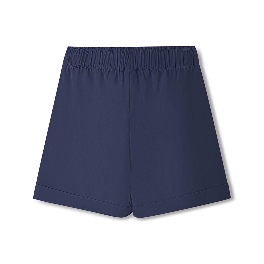 Skechers S  SS25 DIA-S Series Comfortable Quick-Dry Versatile Five-Point Casual Shorts Women Shorts Boat-Blue L225W241-01KA