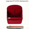Insert Organisateur de Sac à Dos en Feutre Sac à Compartiments Multiples Doublure Sac dans Sac Grande Capacité Léger Séparateur Pour Voyage École Rangement