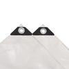 VidaXL Bâche 3x3 m Blanc Drap de Camping Protection Jardin Couverture Remorque 43839