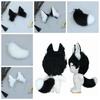 Cat Wolf Ears 20cm Plush Doll Headwear Ear Headwear Headwear for Cotton Doll  Girl Gift