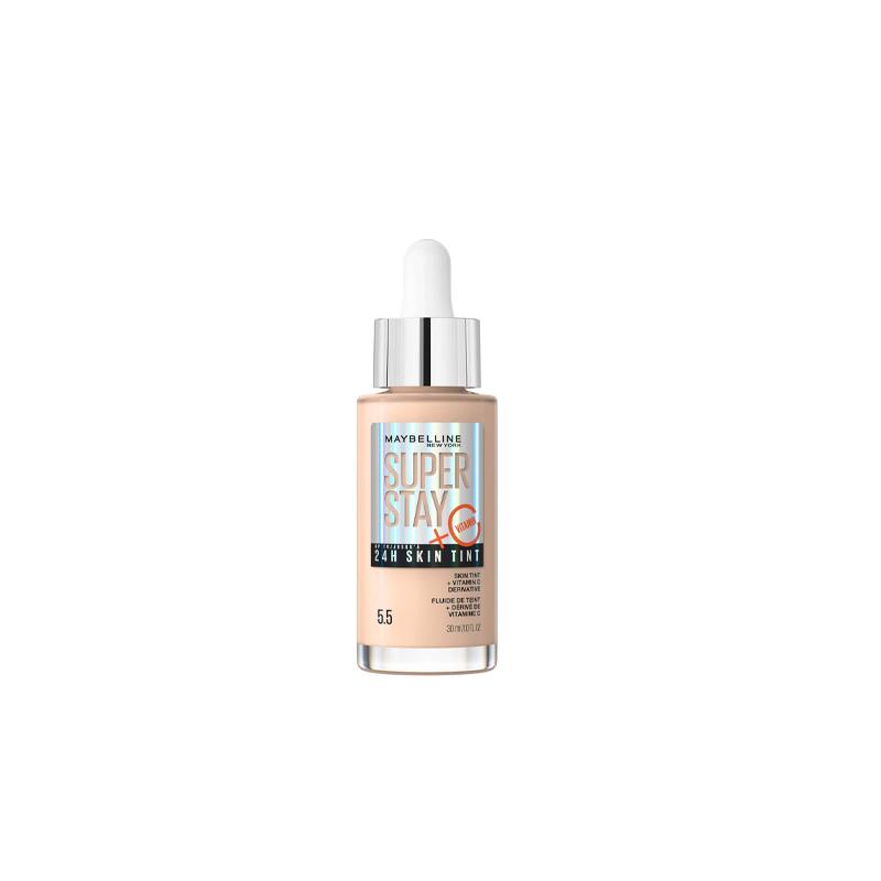 Тональная основа Maybelline, полупрозрачная, увлажняющая, преображающая кожу Super Stay Стойкая жидкая тональная основа-5.5 розовый