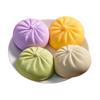 Simulations-Dampfbrötchen-Quetschspielzeug mit Dampfgarer Stress- und Angstlöser Gefülltes Brötchen Sensorisches Spielzeug Weiches TPR Beruhigendes Chinesisches Frühstück Fidget Toy