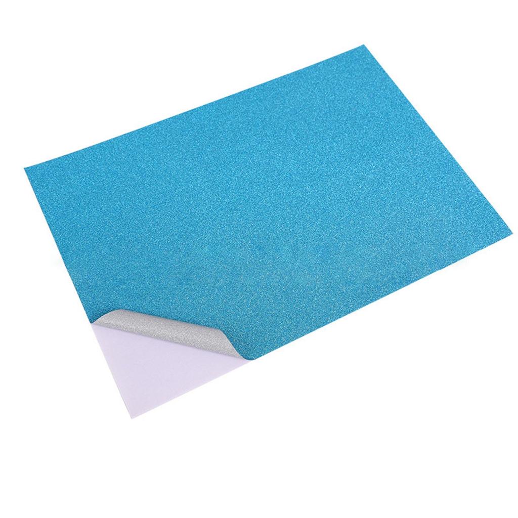 Gold Glitter Cardstock Paper DIY Art Projects Scrapbooking Self Adhesive Stickers