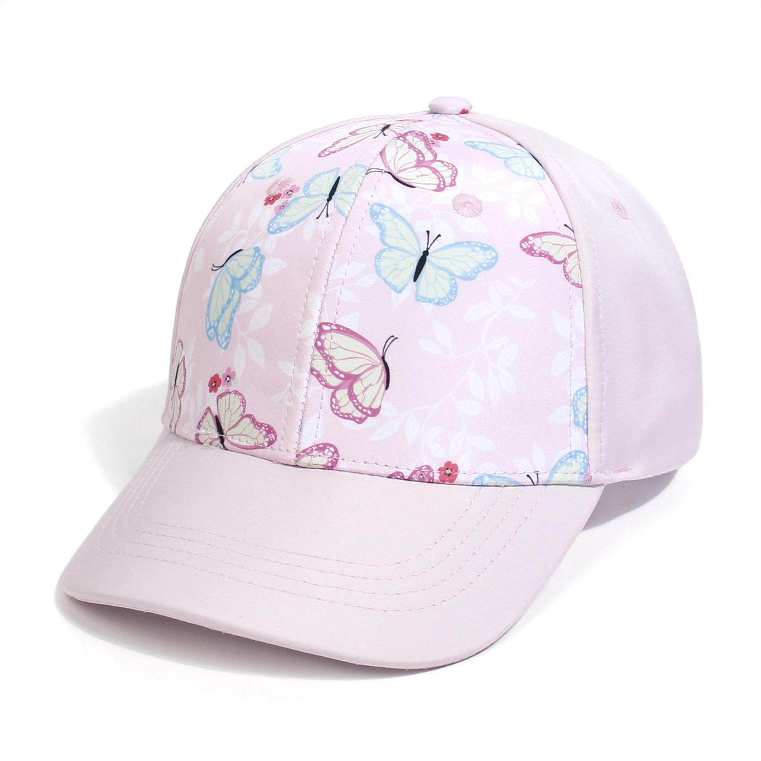 

Kids Baseball Caps for Girls Accessories Summer Child Girl Sun Hat Sports Travel Children Cap Adjustable 53cm S(53CM)