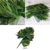 50Pcs/lot Artificial Bamboo Leaf Simulation Plastic Bamboo Leaves Branches For Wedding Ornaments Home Garden Office Decorations