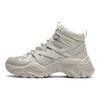 Fila Fishbone 1S Mid Chaussures Décontractées Confortables Polyvalentes Absorbant les Chocs Résistantes à l'Usure Hautes Chaussures Décontractées Femmes Chaussures Décontractées Beige F12W341112FOM
