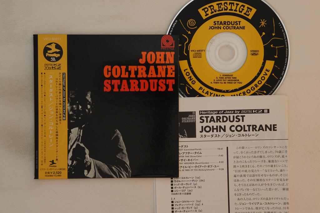 CD JOHN COLTRANE - Stardust VICJ60271 Prestige 1999 Japan Obi Jazz Used