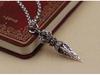 Ethnic Vajra Pendant Necklace, Thai Silver, S925 Sterling, Unisex Jewelry Charm