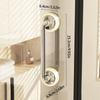 Removable Suction Cup Door Handle Waterproof Bathroom Shower Auxiliary Handle  Glass Door Window