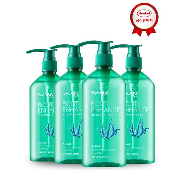 syoss shampoo/treatment 680ml x 4 4 anti-dandruff shampoos