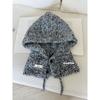 Clipped flower color point balaclava hat women's autumn and winter lace-up warm knitted pullover cold hat ear protector Lei Feng hat