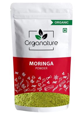 Organature Organic Moringa Leaf Powder 200 Grams| Nutrition Rich Super Food for Healthy Skin & Hair |Immunity & Energy Booster