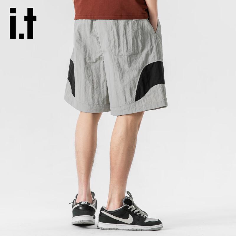 izzue it Men's Quick-Dry Ice Silk Street Casual Shorts