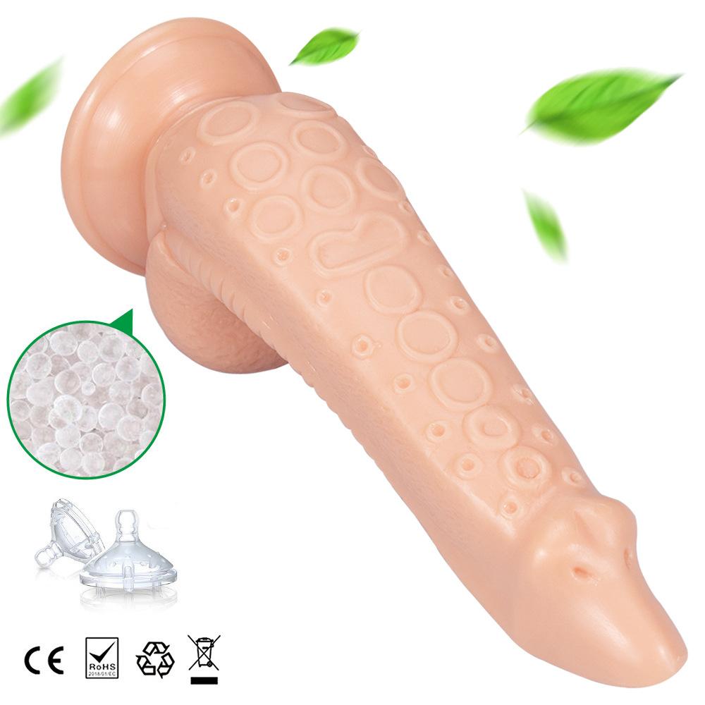 Female Octopus Dildo Shaped Simulation Penis Large Anal Plug Dildo Adult Products