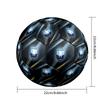 Pallone da Calcio Lazio FC Taglia 5 Standard Durevole per Allenamento Partita Sport all'Aperto per Adulti