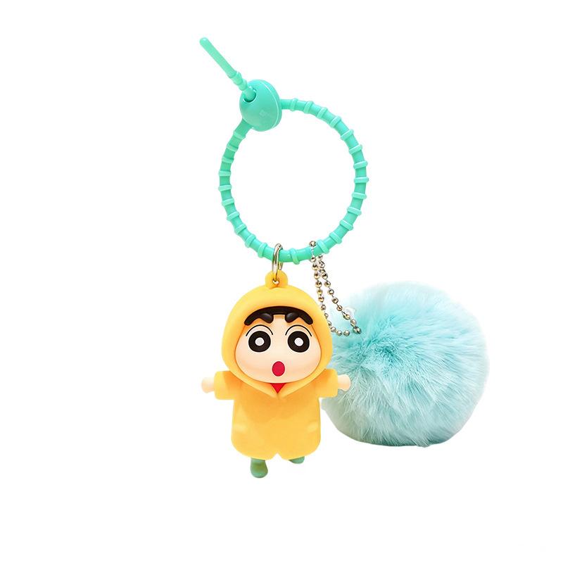 Cute Cartoon Boy Plush Keychain Pendant Bag Charm Doll Ornament Gift