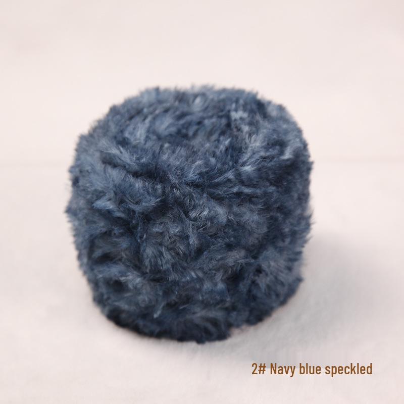 Gradient Dyed Faux Fur Hand-Spun Mink Velvet Yarn – Perfect for DIY Chunky Scarves and Hats