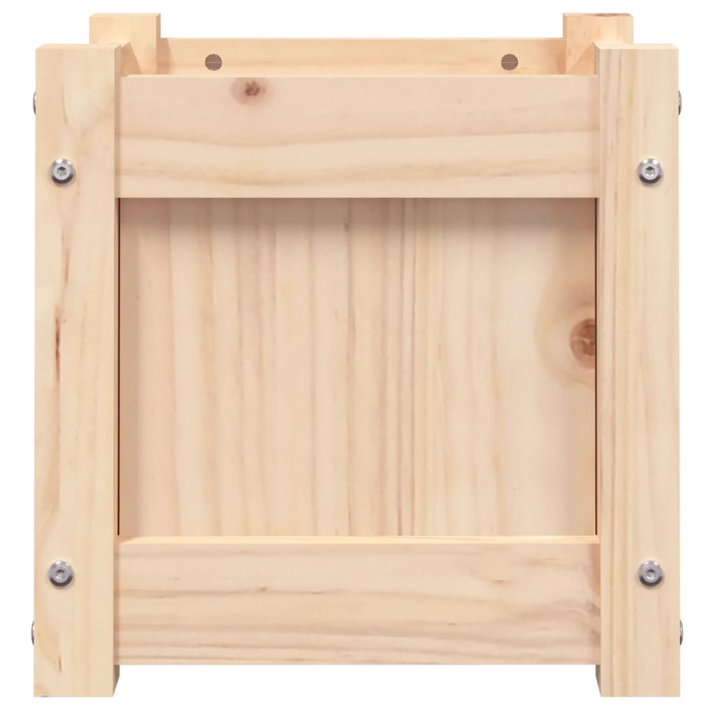 Vidaxl Garden Pots, 2 Pcs, Solid Pine Wood