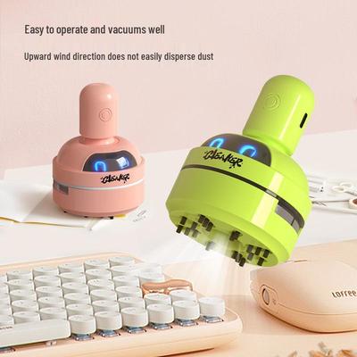 USB Wiederaufladbarer Mini-Tischstaubsauger für Radiergummireste und Papierreste, Ideal für Grundschüler.