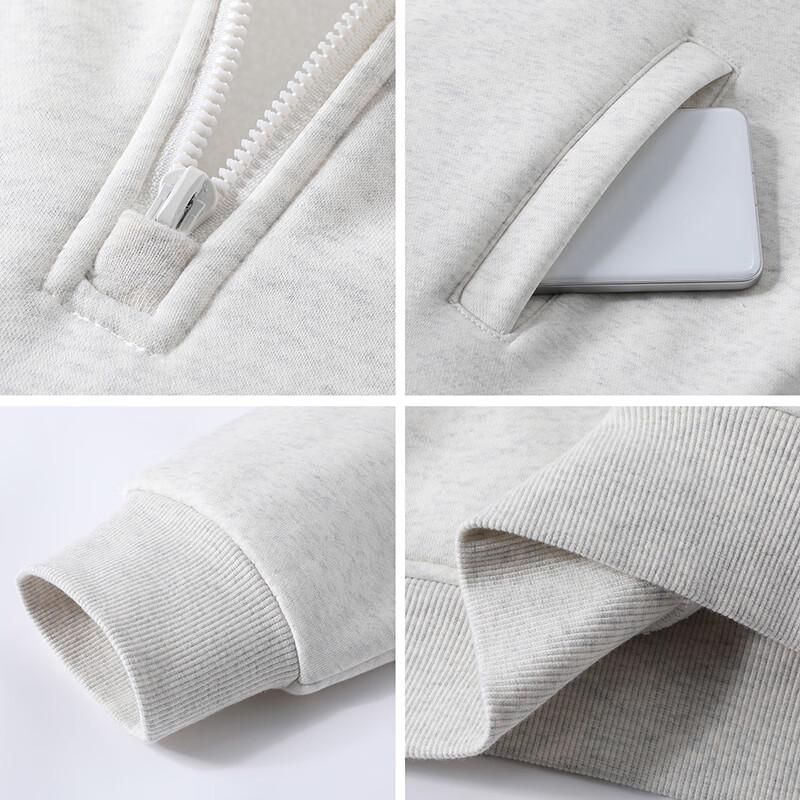 Jeep Men's Winter Fleece-Lined Stand Collar Sweatshirt