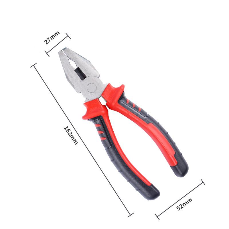 1/3PCS 6/8-inch Wire Pliers Sharp Large Opening Diagonal Pliers for Cutting Twisting Clamping Metal Wires Home Industrial Tool