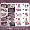 Xiaomi YU7 Interior Accessories: 10-Piece Silicone Set for Cup Holders, Center Console Storage, and Protection.