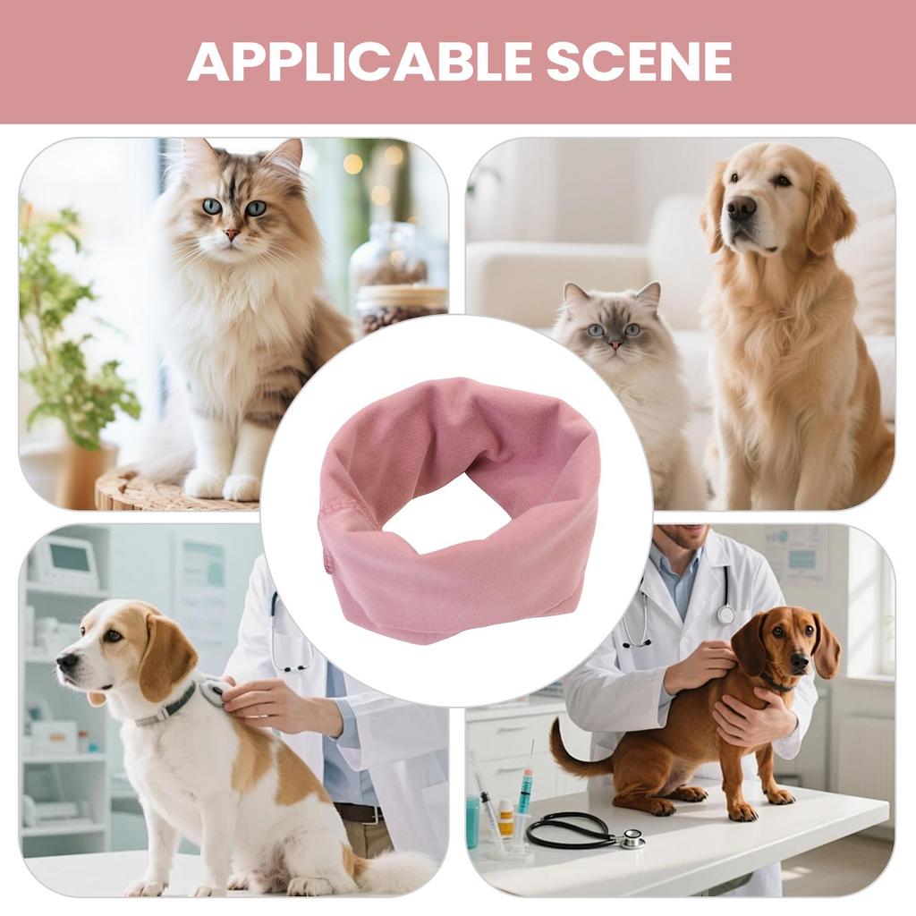 Dog Snood Quick Dry Wind Blocking Hood Dog Neck And Ear Cover Warmer For Small Medium Large Breeds Hair Cutting Shower Bathroom
