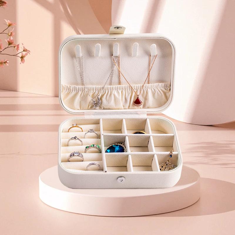 Portable Jewelry Box European Princess Travel Korean Hand Jewelry Jewelry Bag Earrings Ring Small Storage Box