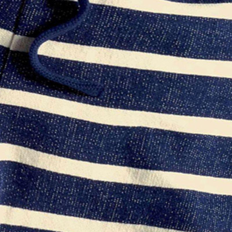 Boys' Striped Shorts 2025 Spring and Summer New Fashion Rolled Hem Pure Cotton Casual Pants for Children and Toddlers