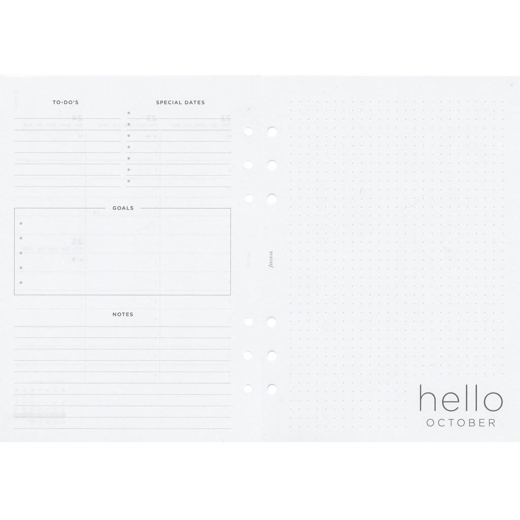 Filofax Centennial Original System Organizer, A5, Sky, 029600, Officially Imported