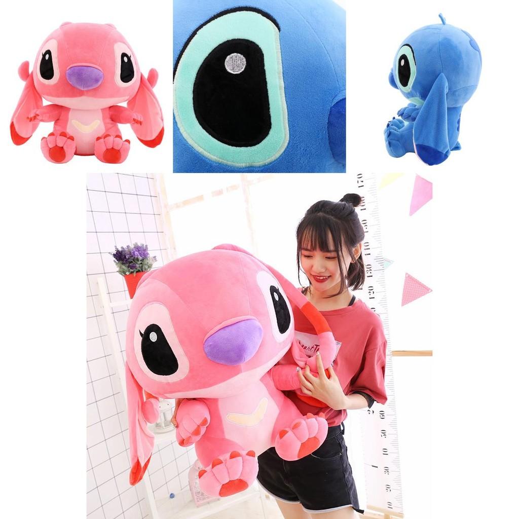 Peluche Grande Suave y Acogedor de Disney Lilo Stitch Stitch Ángel