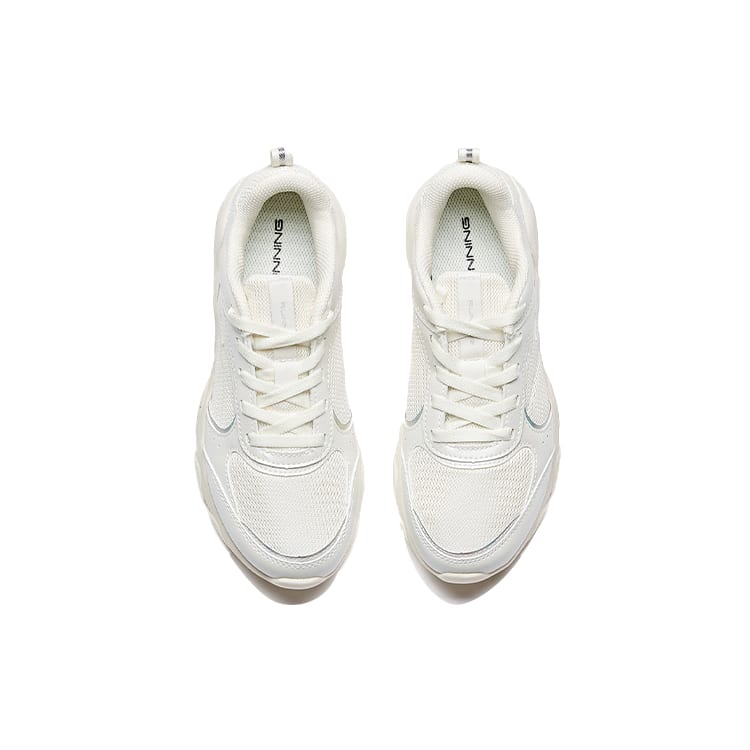 Anta Running Collection Cushioning, Wear Resistant Low top Running Shoes Women's White Silver 122015570-4