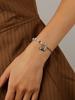 1 Pc Stainless Steel Dainty Zircon Bracelet Trendy Heart Zircon Bracelets 18K Gold Plated Heart Charm Bracelets Women Zircon Gift