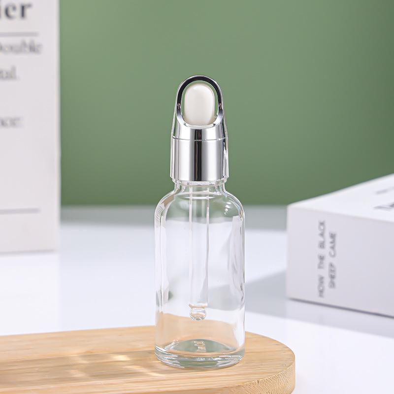 Clear Glass Dropper Bottle for Essential Oils and Skincare Serums