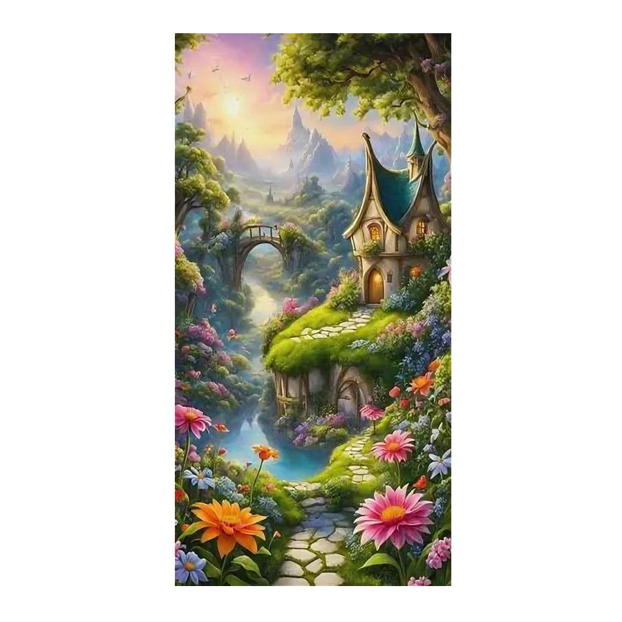 Diamond Painting New Collection Natural Scenery Waterfalls Rivers Diy Full Rhinestone Embroidery Landscape Mosaic Cross Stitch Kits Wall Decor